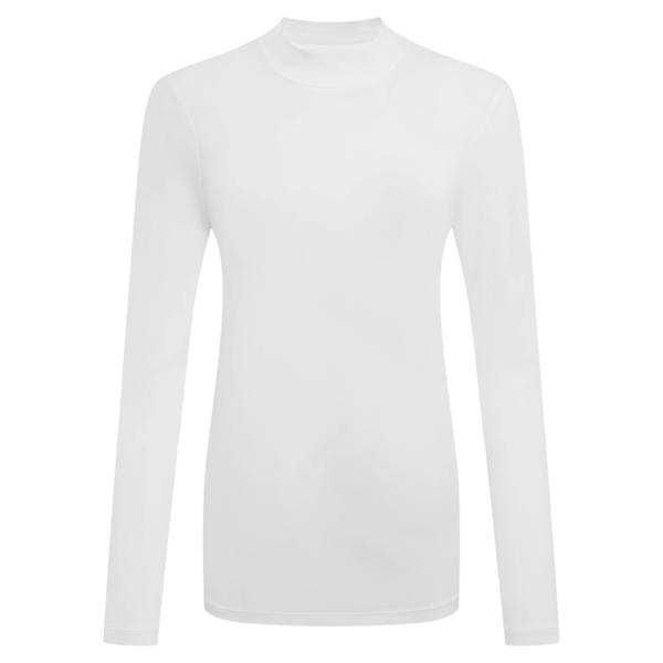 Craghoppers Womens/Ladies Nosilife Mock Neck Long-Sleeved Golf T-Shirt - White - 
