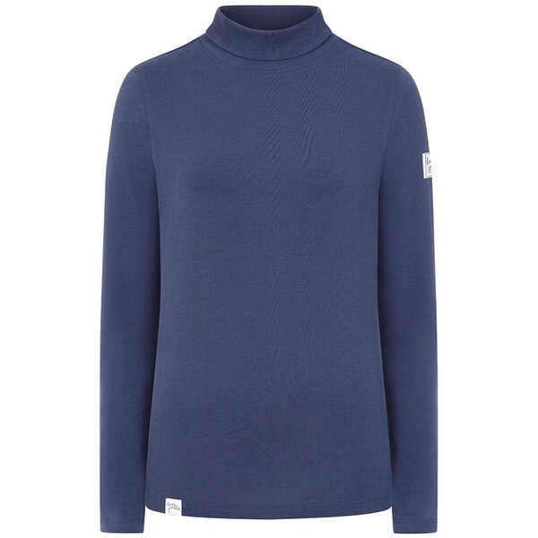 Lazy Jacks LJ320 - Lightweight Roll Neck Top - Twilight