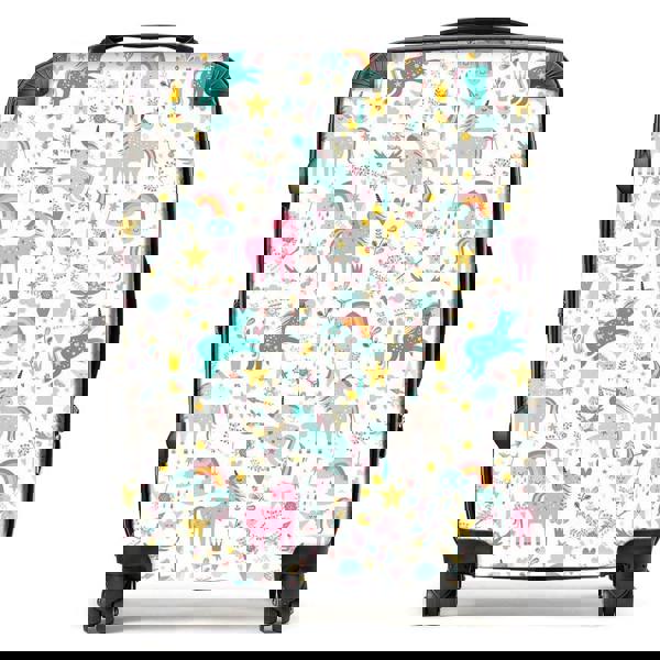 Warren Reed Unicorn And Rainbows Suitcase