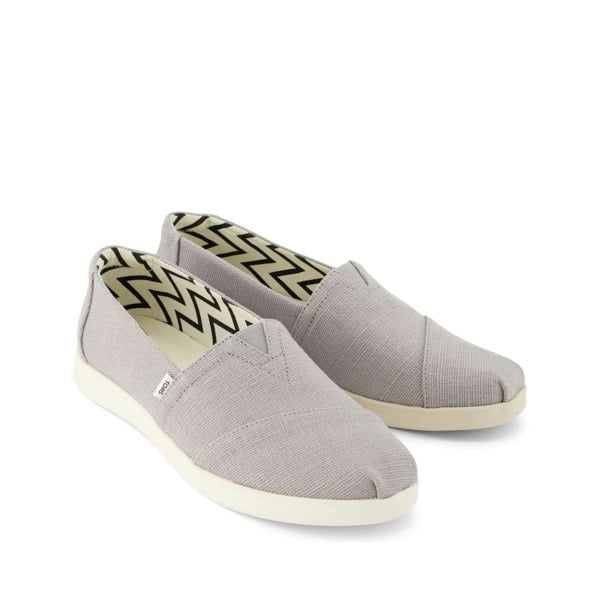 TOMS Alpargata Plus Heritage Canvas Women's Drizzle Grey Espadrilles