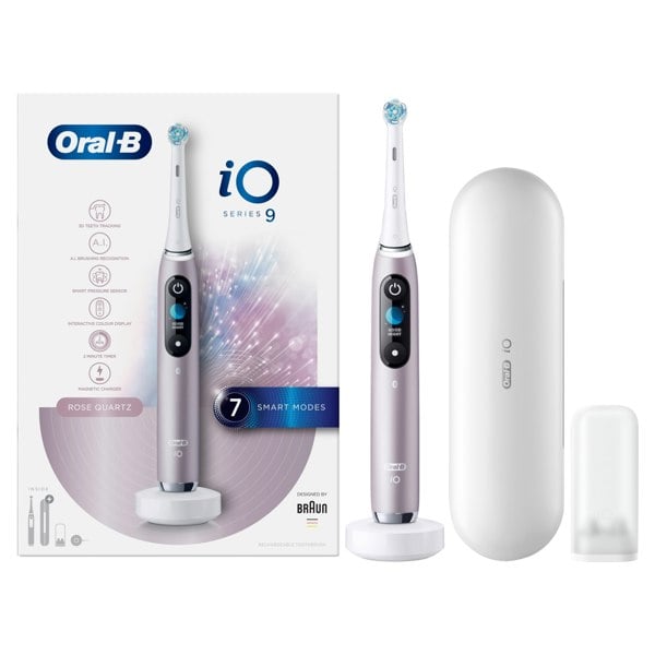 Oral-B iO 9 Electric Toothbrush Designed By Braun - White