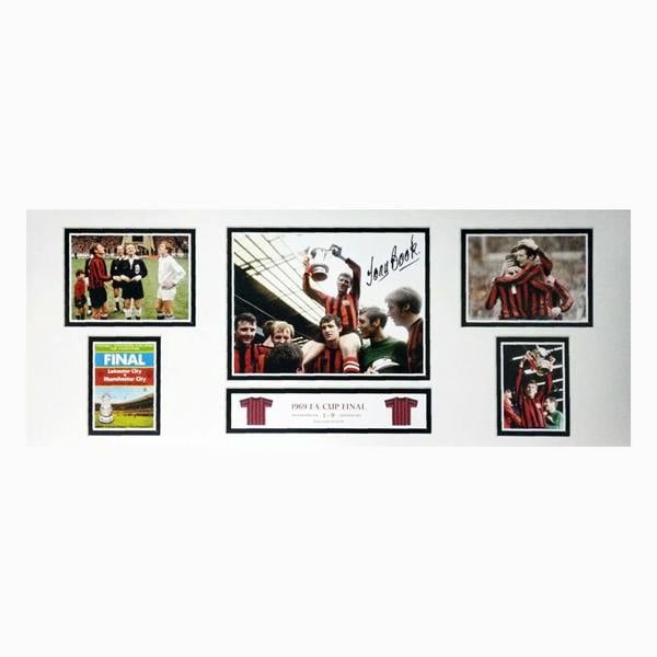 Tony Book signed Manchester City 1969 storyboard — Unframed