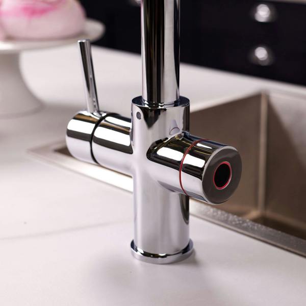 Impromta 4 in 1 Biometric Boiling Water Tap | Polished Chrome Finish