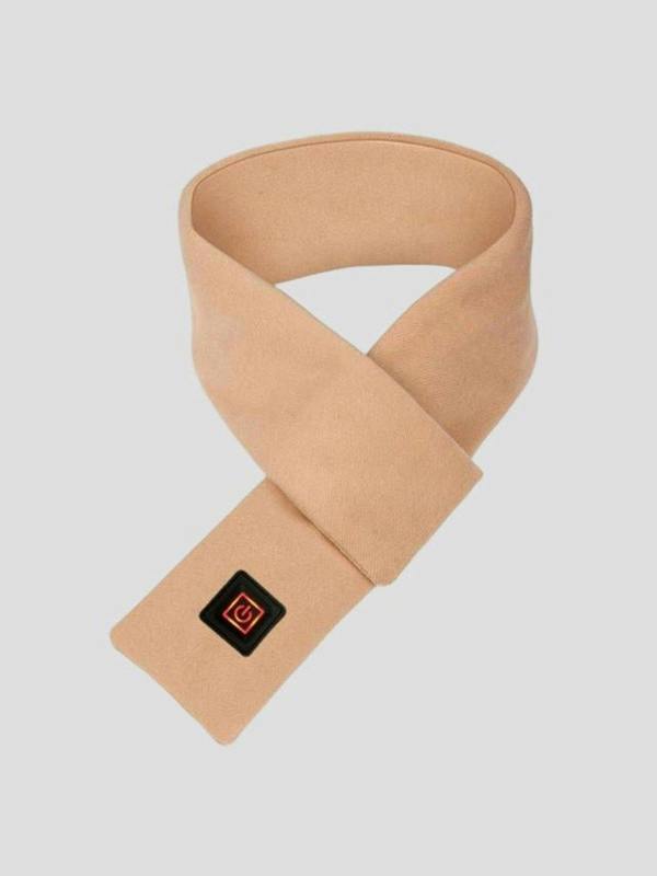 Anniou Short Heated Scarf - 82*10cm - khaki