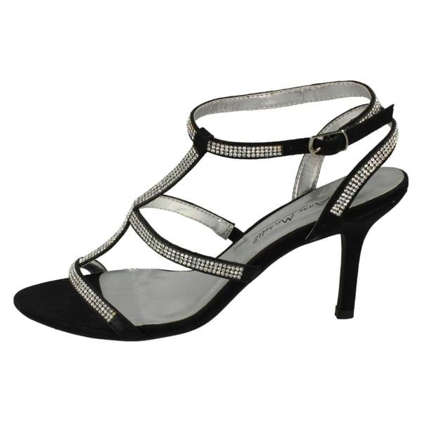 Anne Michelle Ladies Anne Michelle Bar Strap Heeled Sandal