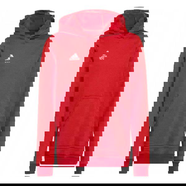 Adidas Childrens/Kids Entrada 22 Hoodie - Red - 