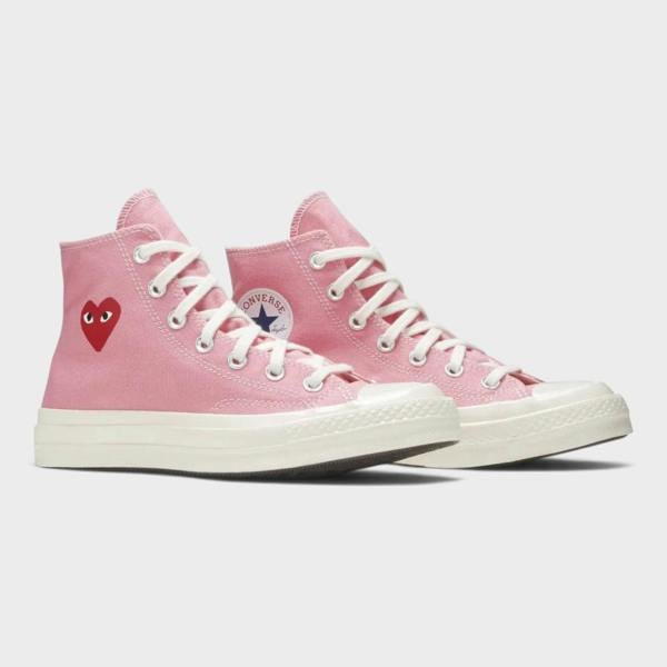 Converse Chuck Taylor All Star 70 Hi Comme des Garcons PLAY Bright Pink