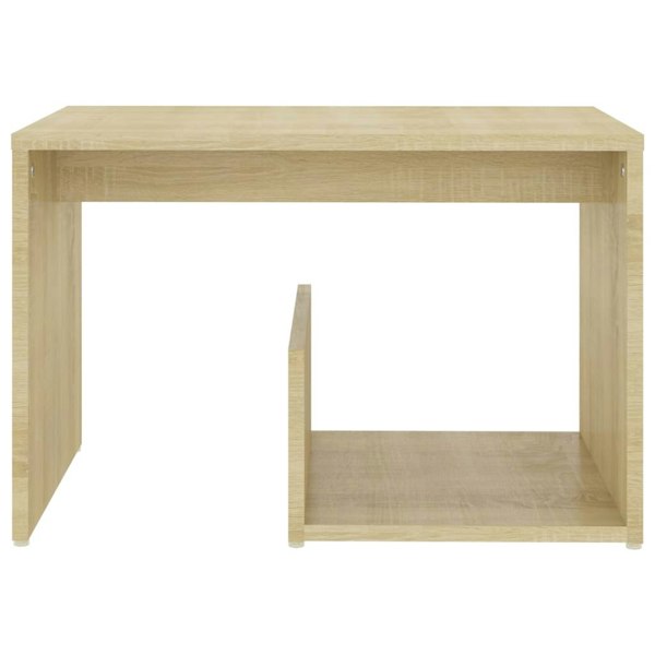 Berkfield Side Table Sonoma Oak 59x36x38 cm Engineered Wood