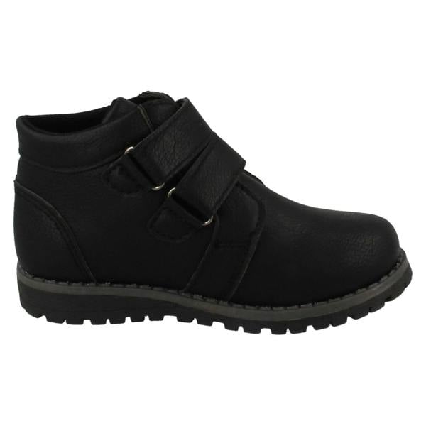JC Dees Boys JCDees Round Toe Double Strap Ankle Boots