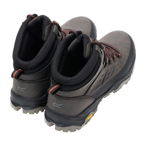 Regatta Mens Blake Walking Boots - Peat/Burnt Henna