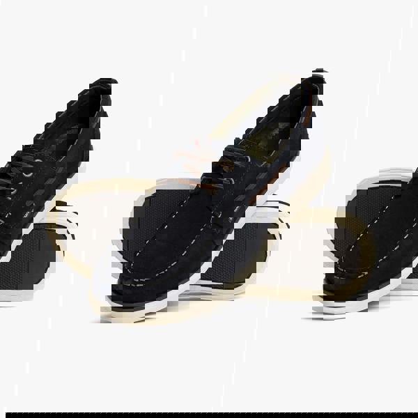 Barbour Barbour ROTHLEY Mens Boat & Deck Shoes Navy Suede