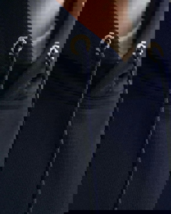 GANT Mens Regular Fit Medium Archive Shield Pullover Hoodie - 433 Evening Blue