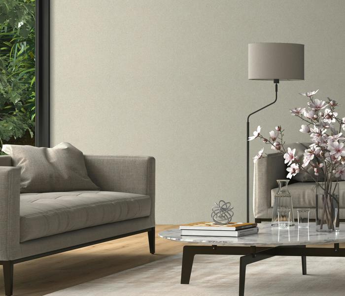Elle Decoration By Erismann Velvet Mist Luxury Semi Plain Wallpaper