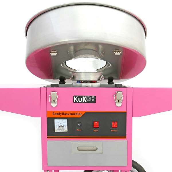 KuKoo 8oz Popcorn Machine & Candy Floss Machine with Carts