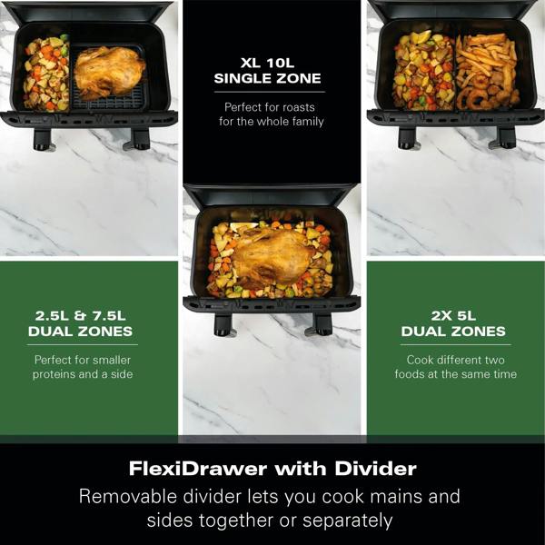 Hamilton Beach FlexiZone 10L Dual Air Fryer - Hamilton Beach UK