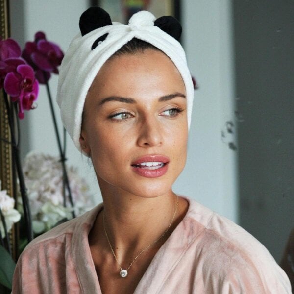 SMUG Novelty Hair Towel Wrap, Panda