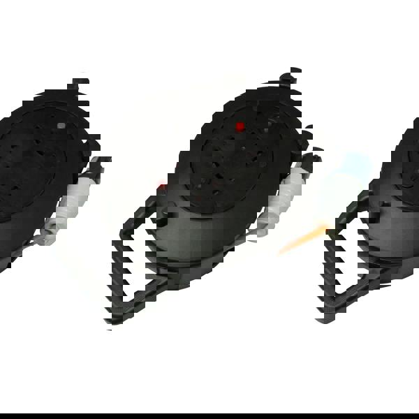 Camping Electric Extension Reel 15M (4 Way Electric Hook Up Lead Caravan Campsite)