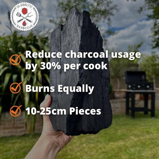 Globaltic Birch Lumpwood Charcoal 10 kg