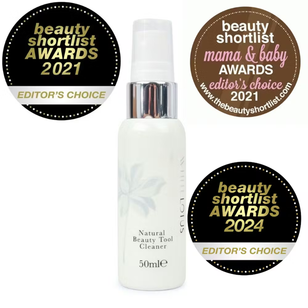 White Lotus Beauty Skin Needling Roller / Dermastamp Cleaner - Anti Bacterial Colloidal Silver Spray 50mL