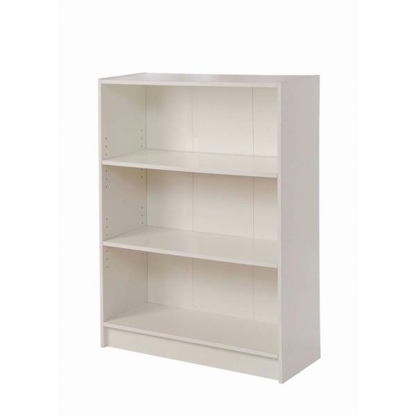 Timber Art Design 3 Tier Bookcase Wide Display Shelving Storage Unit Wood Furniture