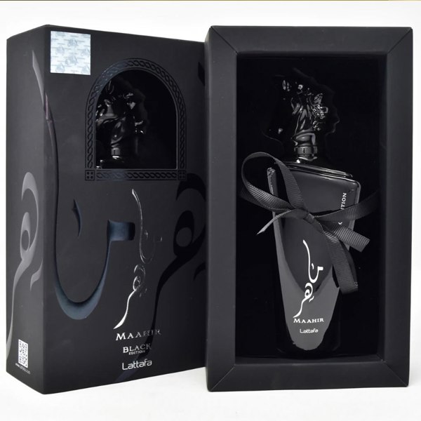 Lattafa Maahir BLACK EDITION 100ml Eau de Parfum Lattafa - Spicy, Sweet, Amber & Woody