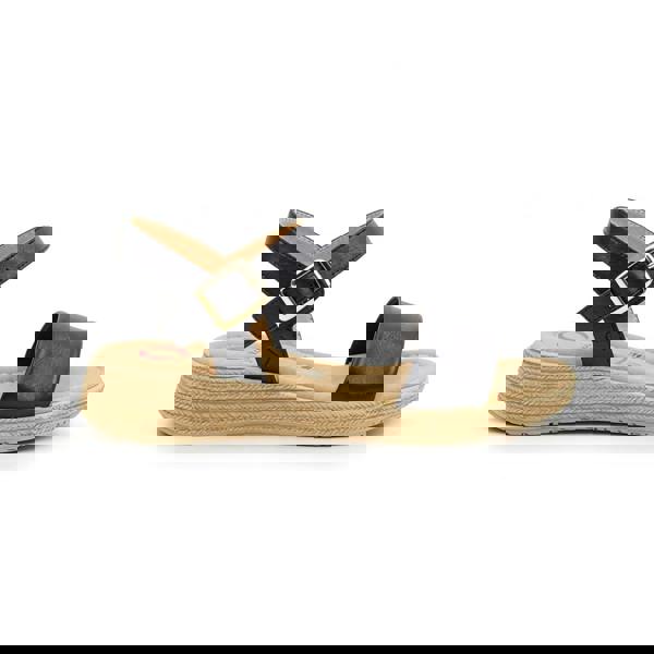 Heavenly Feet Heavenly Feet SARA Womens Platform Sandals Black