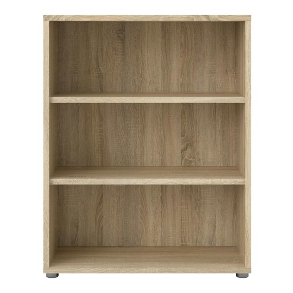 Wyld Haus Dris Natural Oak Effect Bookcase 2 Shelves