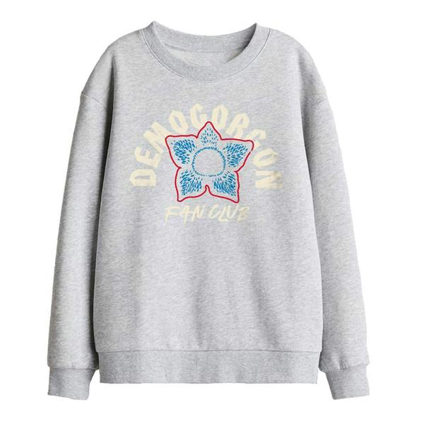Stranger Things Childrens/Kids Demogorgon Fan Club Sweatshirt - Sport Heather - 