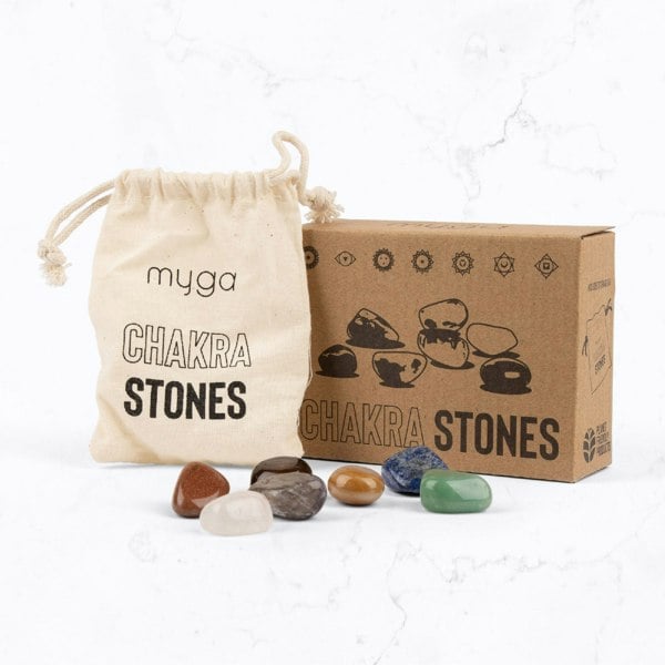 Myga Chakra Stones Natural Healing Crystals