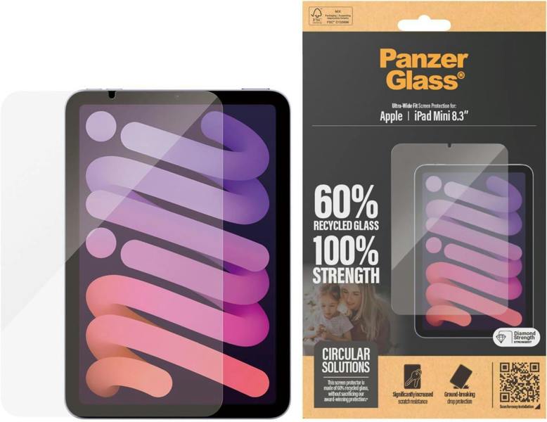 PanzerGlass Panzer Glass Ultra Wide Fit Screen Protector for iPad Mini 8.3'' 2021/24 - 2842