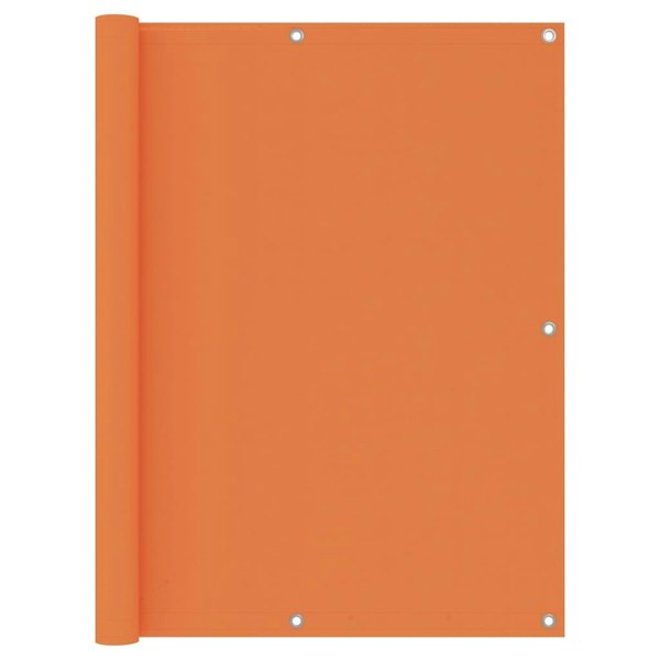 Berkfield Balcony Screen Orange 120x400 cm Oxford Fabric