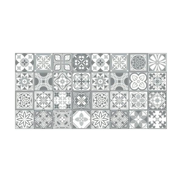 WFS6031 - Purbeck Stone Tiles Floor Stickers 120cm x 60 cm