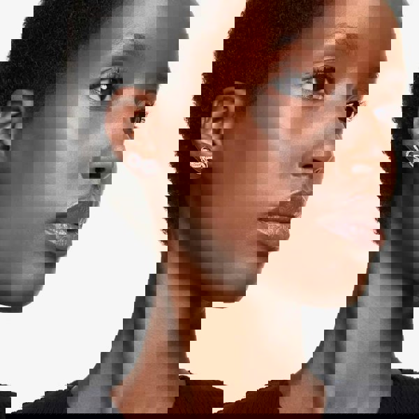 Swarovski Hyperbola Rhodium Plated White Infinity Earrings 5687269