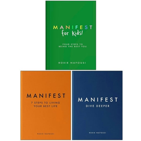 3 Book Set Manifest for Kids, Manifest 7 Steps to Living Your Best Life, Manifest Dive Deeper