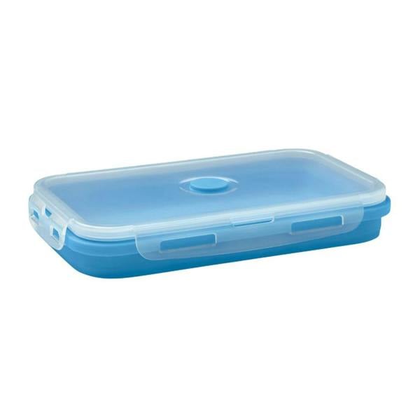 MidOcean Kolapso Silicone Collapsible Lunch Box - Baby Blue - 