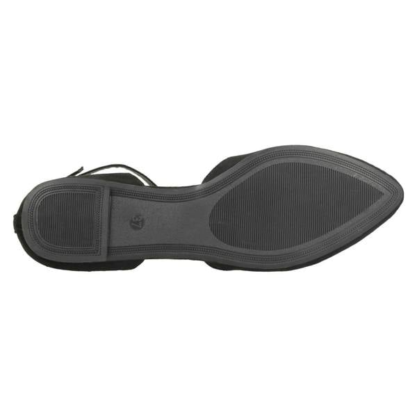 Spot On Ladies Spot On Ankle Strap Ballerinas