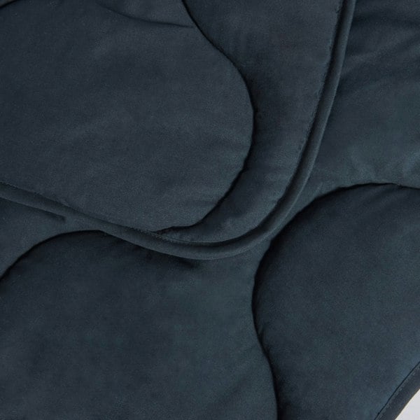 Ethical Bedding Quilted Snuggle Blanket - Navy