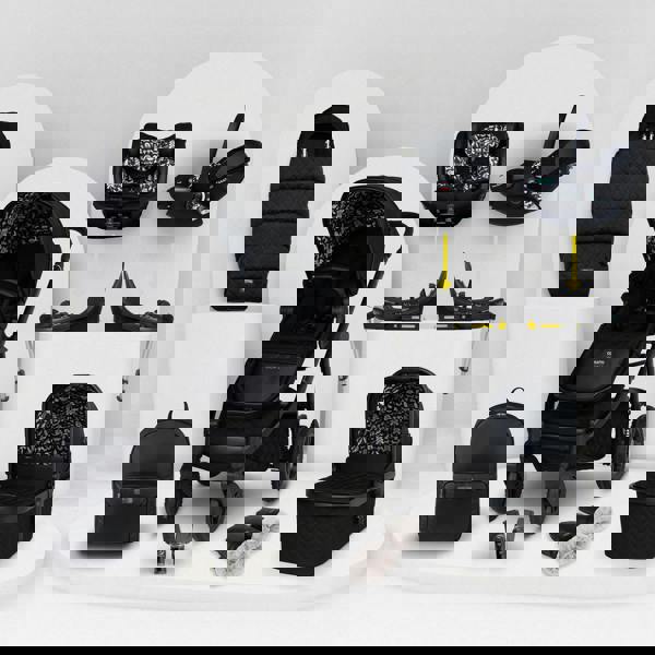 Cosatto Wow 3 All Stage Family Rotate & Recline 2 Base Bundle Silhouette