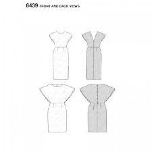 Burda Sewing Pattern 6439 Dresses For Women, 10 to 20 - Easy