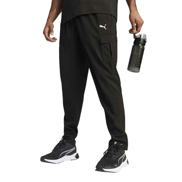 Puma Mens Tad Tech Woven Cargo Jogging Bottoms - Puma Black - 