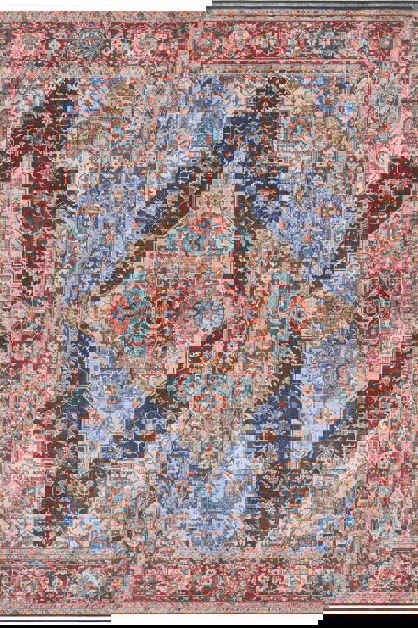 The Rugs Vintage Medallion Rug – Classic Multicolour Design