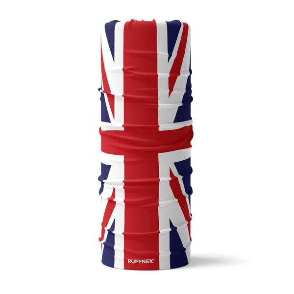 Union Jack Flag Multifunctional Snood Scarf for Men and Women RUFFNEK® Red/White/Blue