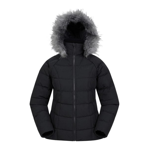 Mountain Warehouse Womens/Ladies Isla Extreme Short Down Jacket - Black