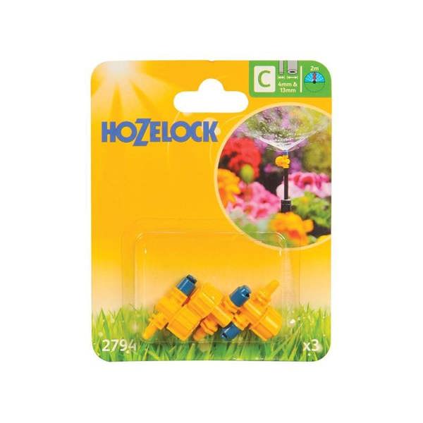 Hozelock Adjustable Micro Spray Jet - Multi Colour - 