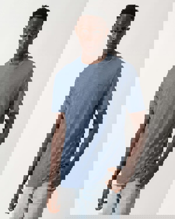 BOSS Orange Tegood Mens Crew Neck T-Shirt - Open Blue 495