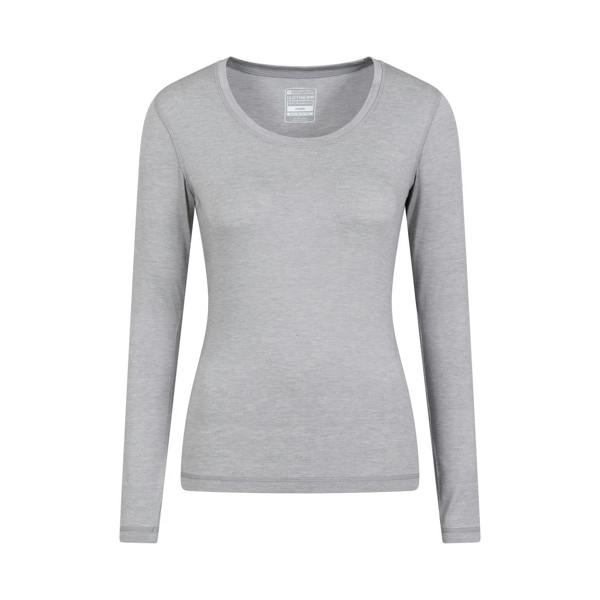Mountain Warehouse Womens/Ladies Keep The Heat Thermal Top - Grey - 