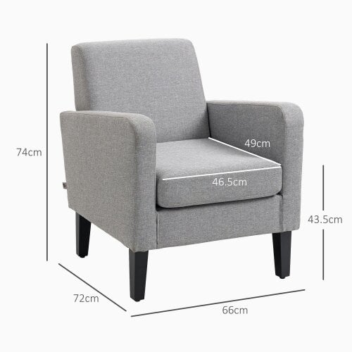 Wyld Haus Nimi Set Of 2 Light Grey Modern Accent Chairs With Black Legs