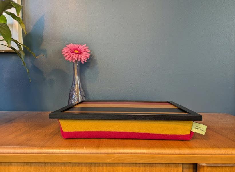 Made in the Mill Luxury Newmarket Lap Tray with Bean Bag Base