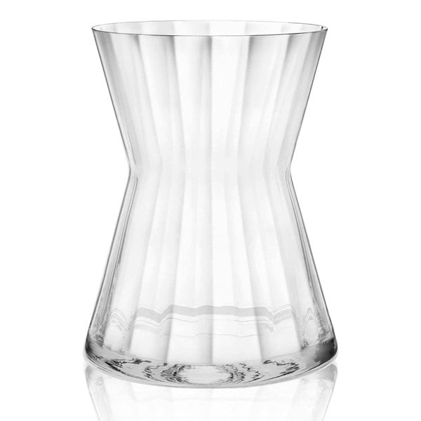 Diamante Mirage Wide Waisted Crystal Vase - 23cm