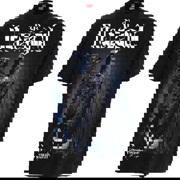 LOTR - THE NAZGUL - RINGWRAITHS - Front Print T-Shirt Black